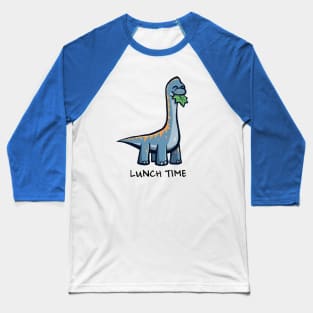 Lunch Time Dino Baseball T-Shirt